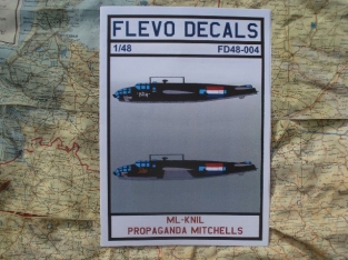 FD48-004  ML-KNIL PROPAGANDA MITCHELLS  1/48